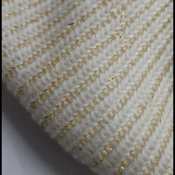 Vintage Ivory Knit Beret Hat - Picture 8 of 8